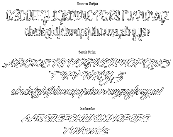 Borges Lettering fonts